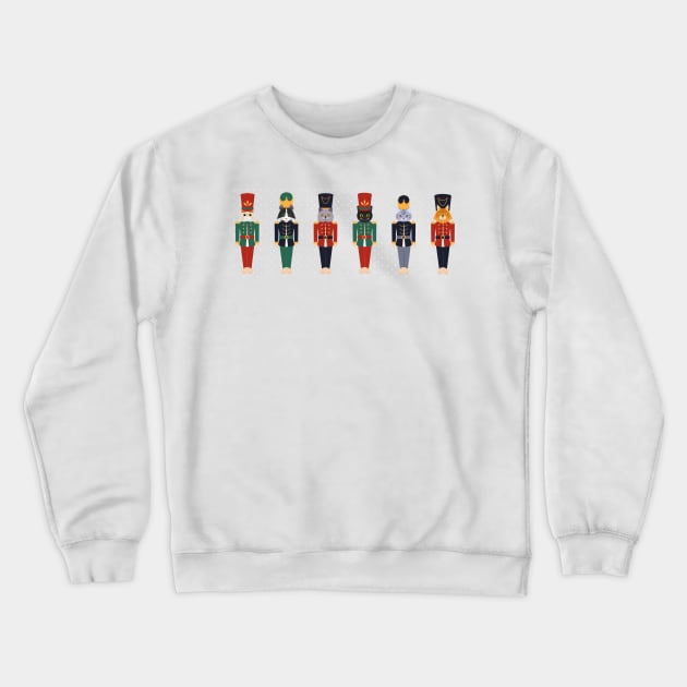 Funny Cat Nutcrackers Crewneck Sweatshirt by sinemfiit